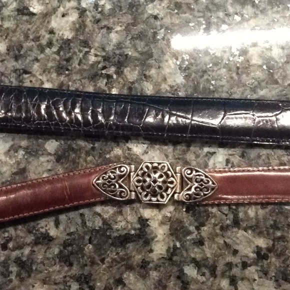 Two Brighton Leather Belts - Picture 2 of 8